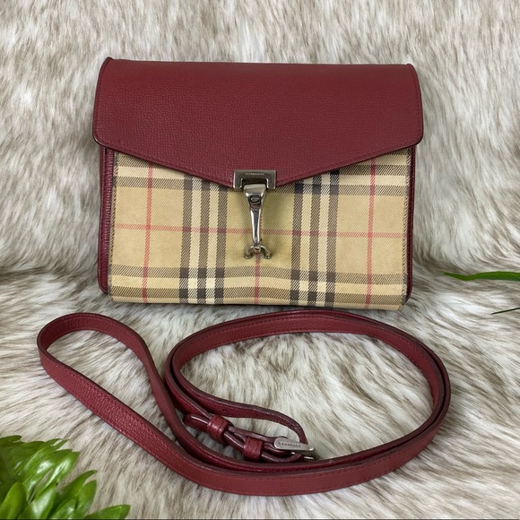 Burberry Macken Housecheck Crossbody Bag - Picture 1 of 16